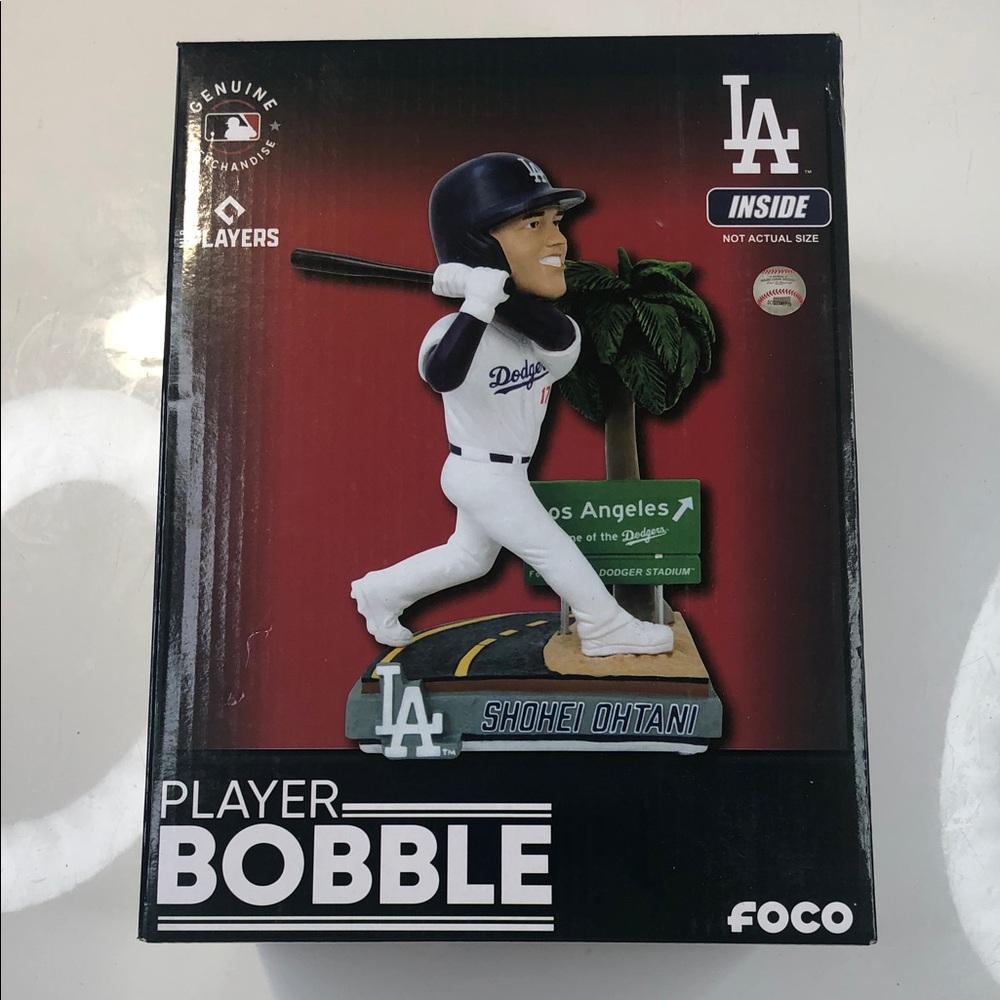 New MLB Los Angeles Dodgers Shohei Ohtani Next Stop Limited Bobblehead FOCO